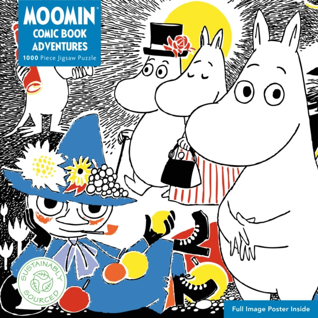 Book cover of: Adult Sustainable Jigsaw Puzzle: Moomin: Comic Strip, Book One