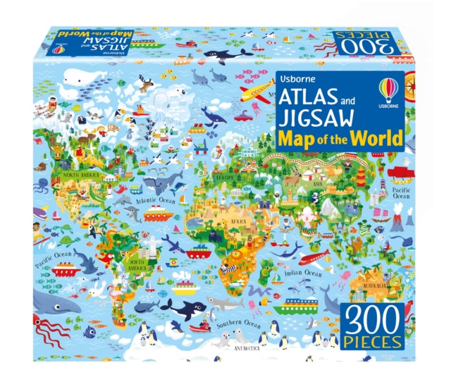 Book cover of: Atlas and Jigsaw Map of the World. By: SMITH, SAM