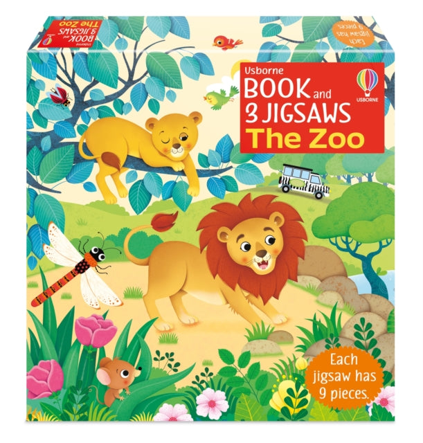 Book cover of: Usborne Book and 3 Jigsaws: The Zoo. By: TAPLIN, SAM