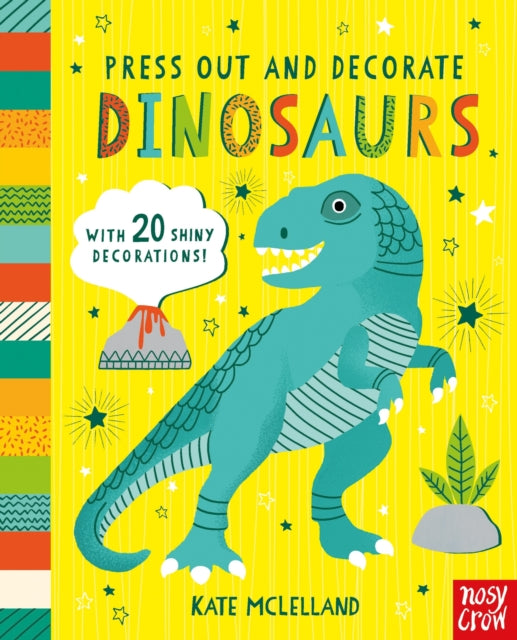 Book cover of: Press Out and Decorate: Dinosaurs