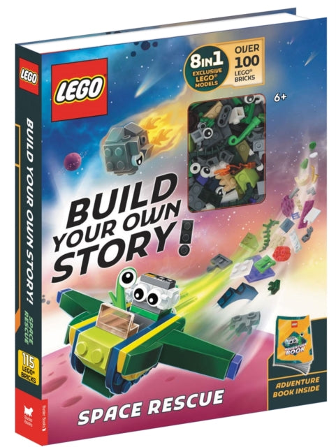 Book cover of: LEGO® Books: Build Your Own Story: Space Rescue (with over 100 LEGO bricks and exclusive models to build). By: LEGO®