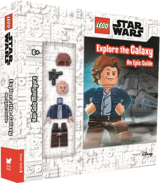 Book cover of: LEGO® Star Wars™: Explore the Galaxy: An Epic Guide (with Han Solo minifigure). By: LEGO®