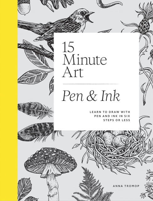 Book cover of: 15-Minute Art Pen & Ink