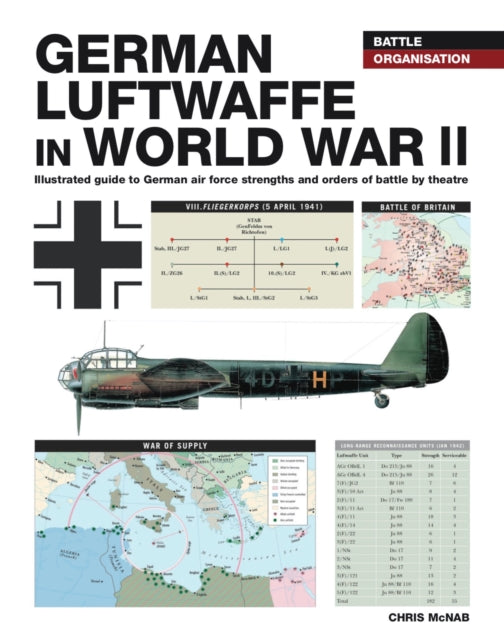 Book cover of: German Luftwaffe in World War II. By: Chris McNab