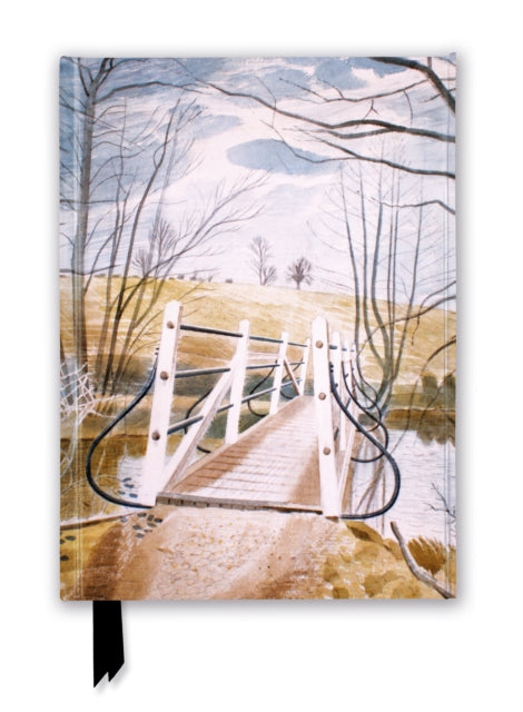 Book cover of: Eric Ravilious: Iron Bridge at Ewenbridge (Foiled Journal). By: Flame Tree Studio