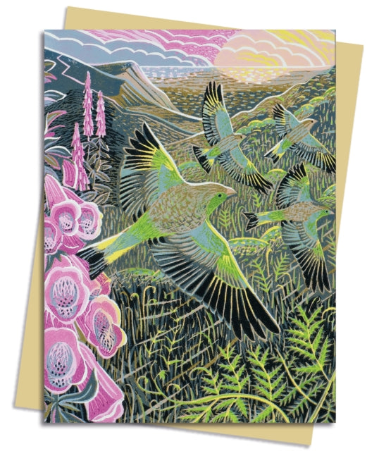 Book cover of: Annie Soudain: Foxgloves and Finches Greeting Card Pack. By: Flame Tree Studio