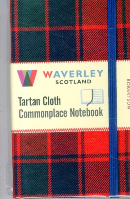 Book cover of: Waverley (M): Robertson Tartan Cloth Commonplace Pocket Notebook. By: POCKET 9CM X 14CM