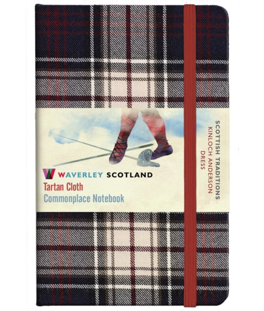 Book cover of: Waverley S.T. (M): Dress Pocket Genuine Tartan Cloth Commonplace Notebook. By: POCKET 9CM x 14CM