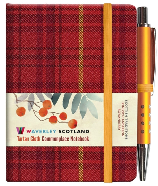 Book cover of: Waverley S.T. (S): Rowanberry Mini with Pen Pocket Genuine Tartan Cloth Commonplace Notebook. By: MINI & PEN 10.5CM x 7CM