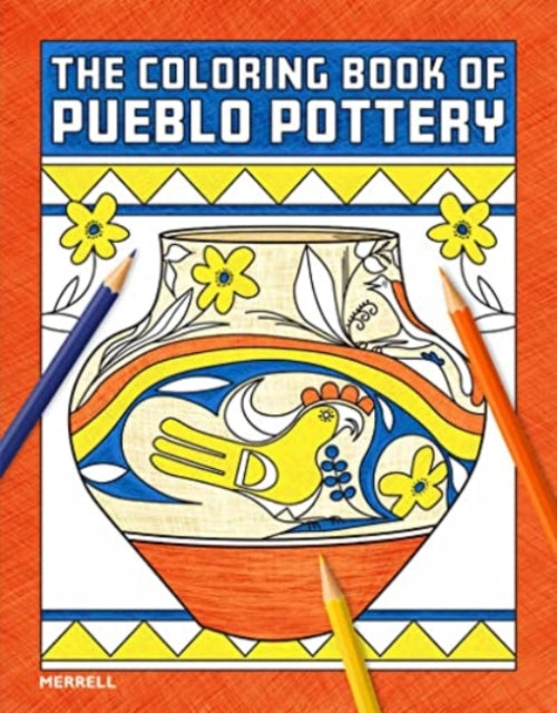 Book cover of: Coloring Book of Pueblo Pottery. By: Brian Vallo