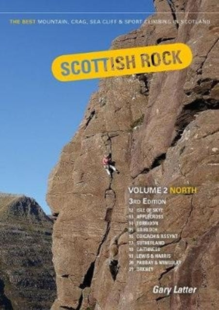 Book cover of: Scottish Rock Volume 2 - North. By: Gary Latter