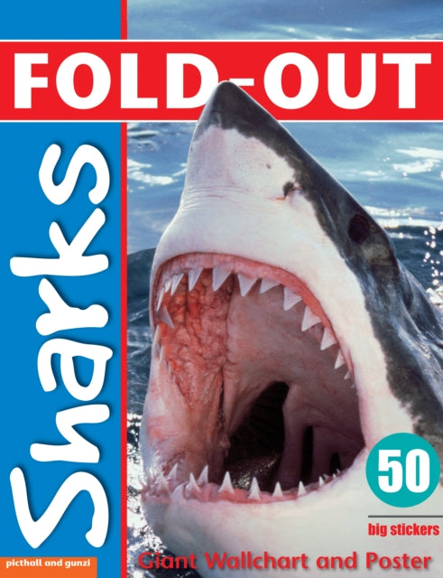 Book cover of: Fold-Out Poster Sticker Book: Sharks