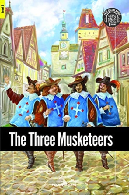 Book cover of: Three Musketeers - Foxton Reader Level-3 (900 Headwords B1) with free online AUDIO
