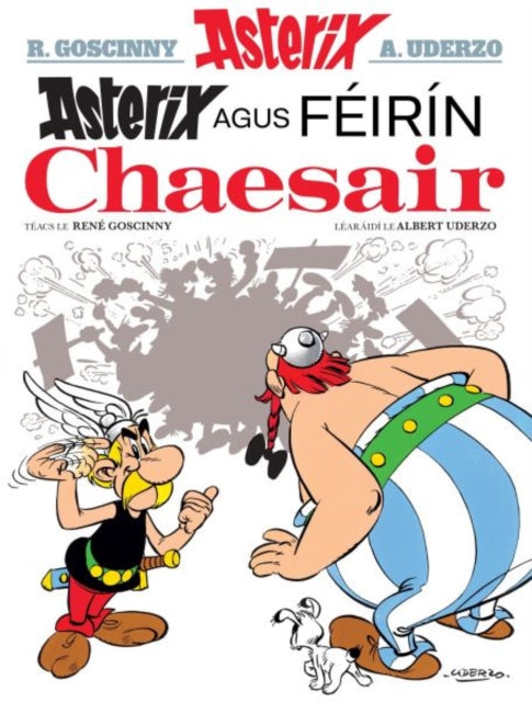Book cover of: Asterix agus feirin Chaesair
