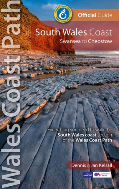 Book cover of: South Wales Coast (Wales Coast Path Official Guide). By: Dennis Kelsall