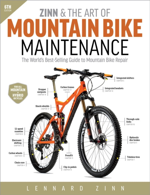Book cover of: Zinn & the Art of Mountain Bike Maintenance. By: Lennard Zinn