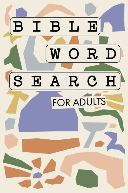 Book cover of: Bible Word Search for Adults. By: Paige Tate & Co.