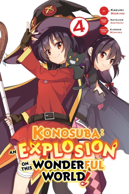 Book cover of: Konosuba: An Explosion on This Wonderful World!, Vol. 4 (manga). By: 暁なつめ