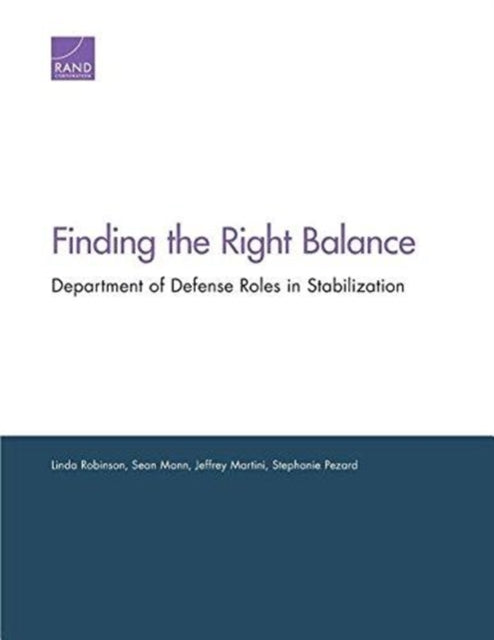 Book cover of: Finding the Right Balance. By: Linda Robinson