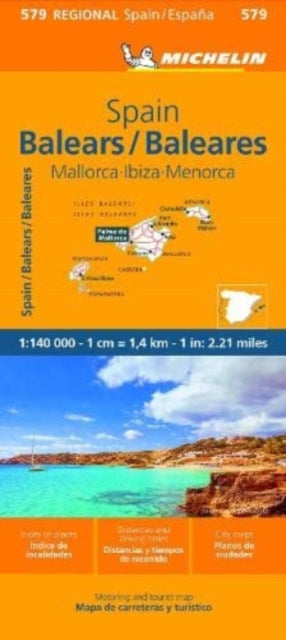 Book cover of: Balears - Michelin Regional Map 579