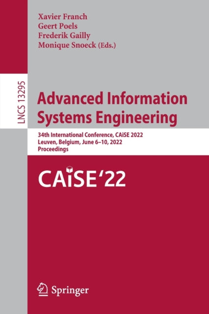 Book cover of: Advanced Information Systems Engineering. By: Xavier Franch