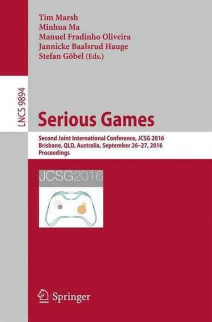 Book cover of: Serious Games. By: Tim Marsh