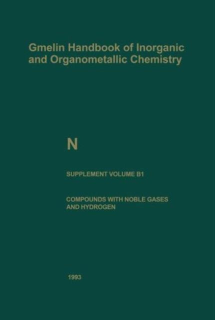 Book cover of: N Nitrogen. By: Walter Hack