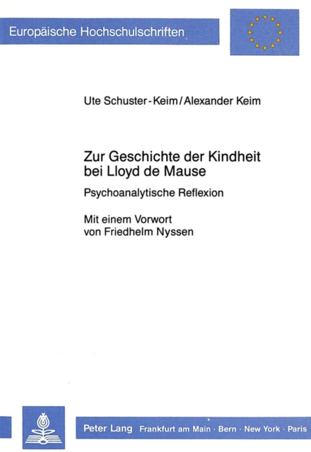 Book cover of: Zur Geschichte der Kindheit bei Lloyd de Mause