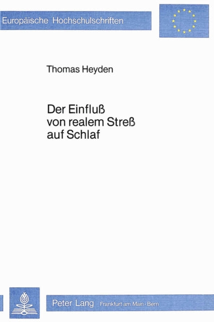 Book cover of: Der Einfluss von realem Stress auf Schlaf