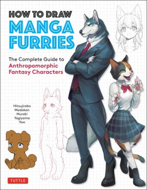 Book cover of: How to Draw Manga Furries. By: Madakan