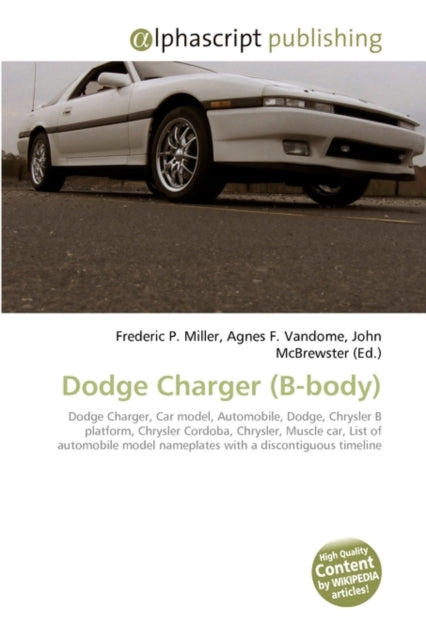 Book cover of: Dodge Charger (B-Body)