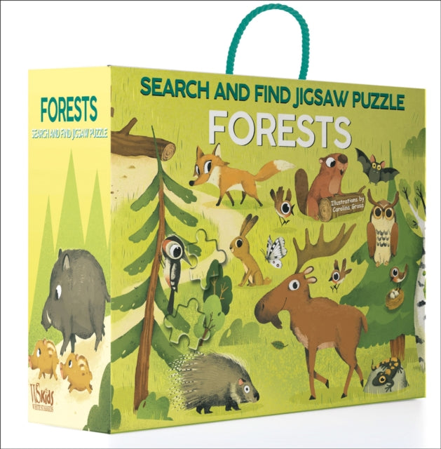Book cover of: Forests: Search and Find Jigsaw Puzzle. By: GROSA