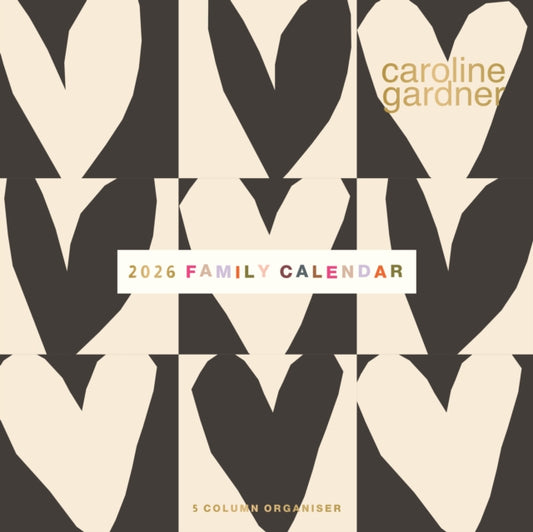 Book cover of: Caroline Gardner Hearts Planner Wall Cal