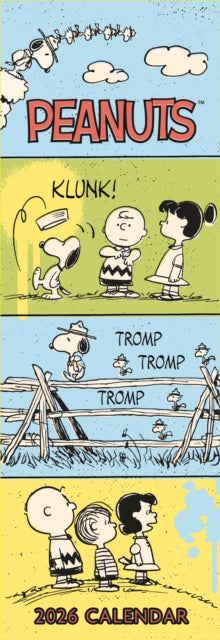 Peanuts Slim Calendar 2026 5020211312896 