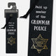 Book cover of: Literary Bookmarks - Grammar Police