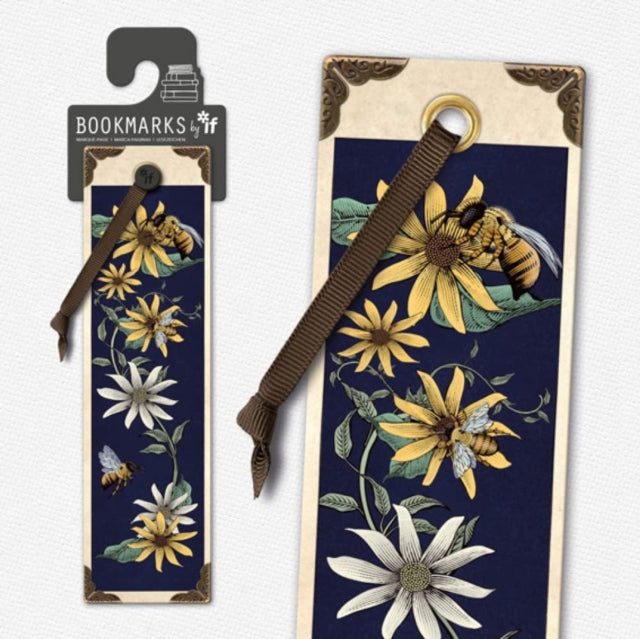 Book cover of: Vintage Bookmarks - Bees & Flowers