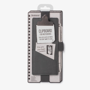 Bookaroo Notebook Clipboard - Charcoal