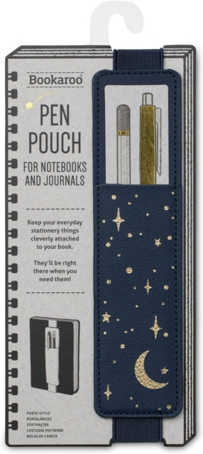 Book cover of: Bookaroo Pen Pouch - Moon & Stars