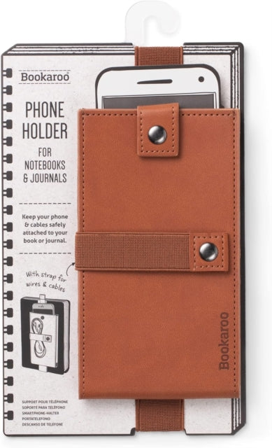 Book cover of: Bookaroo Phone Holder - Brown