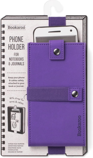 Book cover of: Bookaroo Phone Holder - Purple