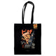 Book cover of: Ilustrata (Pizza Kong) Black Tote Bag