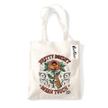 Letter Shoppe (Pretty Doesn'T Mean Touch) Natural Tote Bag