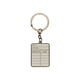 Book cover of: Keyring Metal - Pulteney Press (Library card)