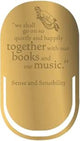 Book cover of: Bookmark Metal - Pulteney Press (Jane Austen)