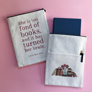 Louisa May Alcott Quote Book Sleeve