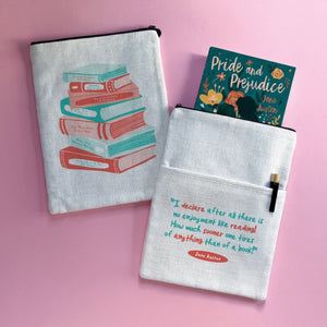 Pride and Prejudice Quote Book Sleeve