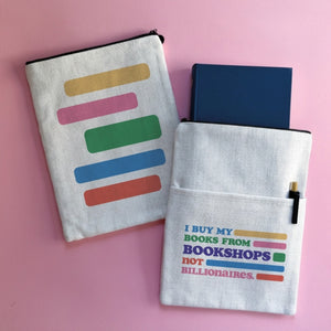 Bookshops Not Billionaires Book Sleeve