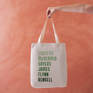 Crime Author Tote Bag