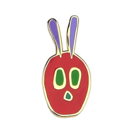 Book cover of: Caterpillar Head Pin Badge