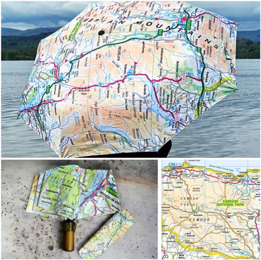 Book cover of: OS Map Premium Umbrella - Exmoor National Park